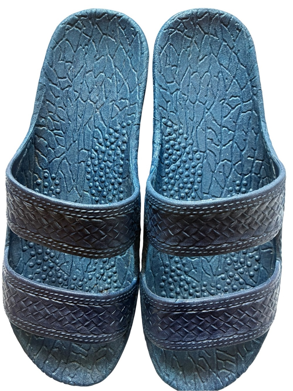 Pali Hawaii Teal Blue Slide Sandals - Picture 2 of 4